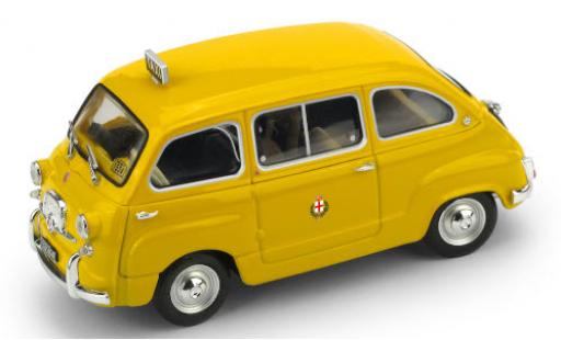 Diecast model cars Fiat 600 Multipla D Taxi (I) 1970 Taxi di Milano 1/43 Brumm