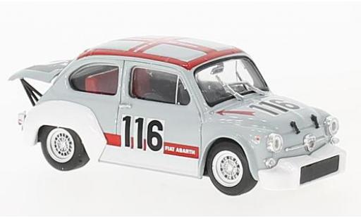 Diecast model cars Fiat Abarth 1000 Berlina Corsa Gr.2/70 No.116 Abarth Svolte di Popoli 1970 F.Palumbo 1/43 Brumm