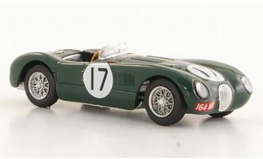 Diecast model cars Jaguar C-Type Course RHD No.17 24h Le Mans 1953 Moss Collection P.Walker/S.Moss 1/43 Brumm