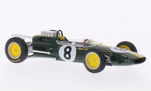 Diecast model cars Lotus 25 Base No.8 Team formula 1 GP Italien 1963 J.Clark 1/43 Brumm