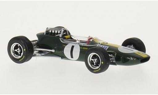 Diecast model cars Lotus 33 Base No.1 formula 1 GP Germany 1965 J.Clark 1/43 Brumm