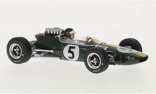 Diecast model cars Lotus 33 Base No.5 formula 1 GP England 1965 1/43 Brumm