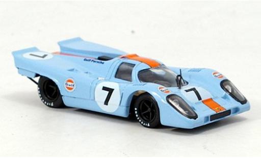 Diecast model cars Porsche 917 1970 K No.7 Gulf 1000km Monza P.Rodriguez/L.Kinnunen 1/43 Brumm