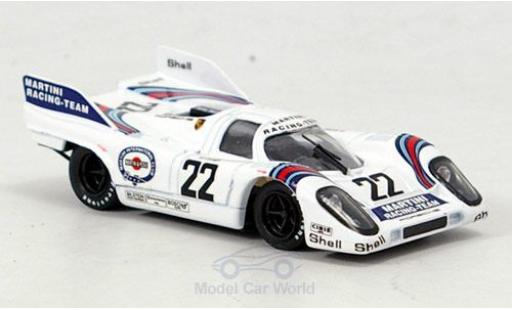 Diecast model cars Porsche 917 1971 No.22 Scuderia Martini Racing Martini 24h Le Mans H.Marko/G.van Lennep 1/43 Brumm