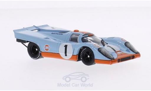Diecast model cars Porsche 917 1971 K No.1 Scuderia JWA-Gulf Team Gulf 24h Daytona J.Siffert/D.Bell 1/43 Brumm