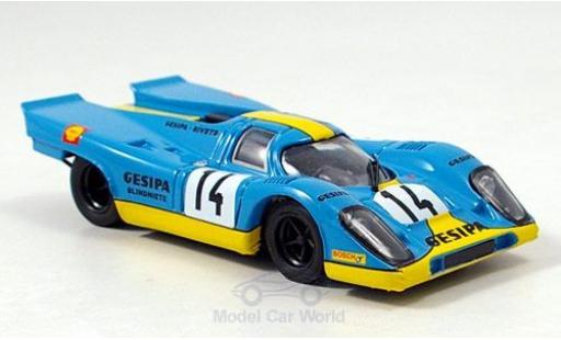 Diecast model cars Porsche 917 1970 K No.14 Gesipa Racing Team 1000km Monza J.Neuhaus/R.Kelleners 1/43 Brumm