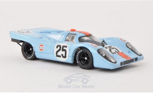 Diecast model cars Porsche 917 1970 K No.25 JWA Gulf 1000km Spa Rodriguez 1/43 Brumm