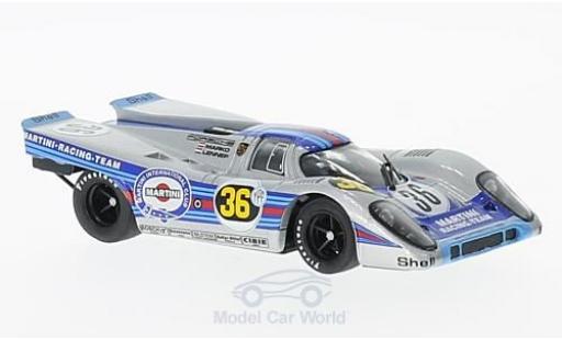 Diecast model cars Porsche 917 1971 K No.36 Martini Racing Team Martini 1000 Km Buenos Aires H.Marko/G.van Lennep 1/43 Brumm