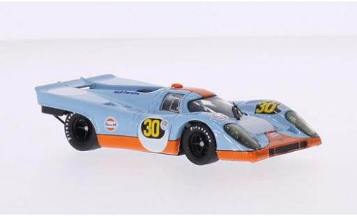 Diecast model cars Porsche 917 1971 K RHD No.30 JWA Gulf- Gulf 1000 Km Buenos Aires J.Siffert/D.Bell 1/43 Brumm