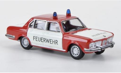 Diecast model cars Bmw 2800 pompiers Fire brigade ELW 1/87 Bub