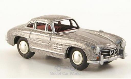 Diecast model cars Mercedes 300 Base (W198) metallic grey 1/87 Bub