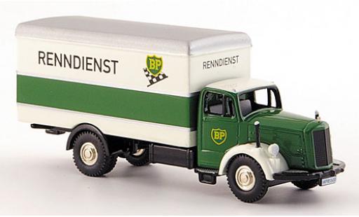 Diecast model cars Mercedes L 6600 Base BP-Renndienst wagon conteneur-Truck 1/87 Bub