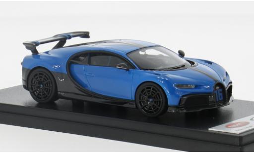 Diecast model cars Bugatti Chiron Pur Sport Spo blue 1/43 Look Smart