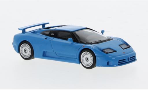 Diecast model cars Bugatti EB110 GT EB 110 blue 1/64 Mini GT