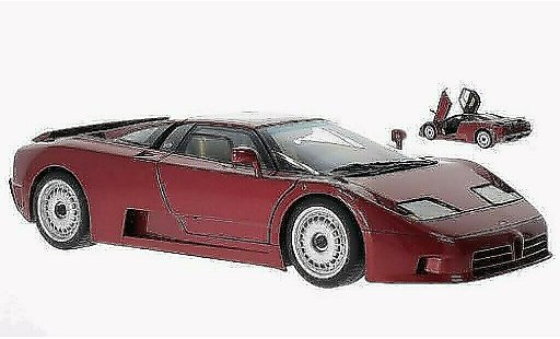 Bugatti EB110 GT 1/18 Autoart metallic red 1991 diecast model cars