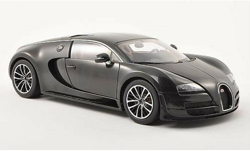 Bugatti Veyron Super Sport 1/18 Autoart 16.4 carbon-black 2010 diecast model cars