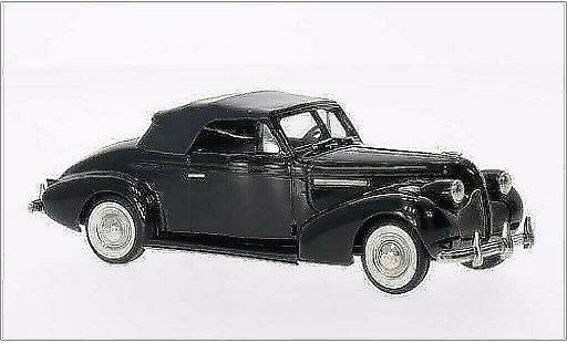 Buick Century Convertible 1/43 Brooklin Coupe M66-C black 1939 diecast model cars