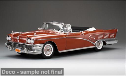 Diecast model cars Buick Limited Coupe Riviera red 1958 1/18 Sun Star