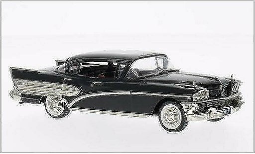 Buick Roadmaster Coupe 1/43 Brooklin 75 Hardtop black 1958 diecast model cars