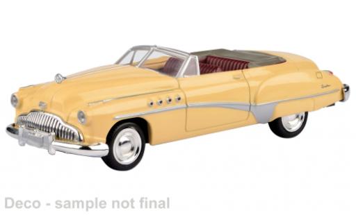Diecast model cars Buick Roadmaster Convertible yellow 1949 1/43 Motormax