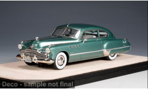 Diecast model cars Buick Roadmaster Sedan Sedanette green 1949 1/43 Stamp Models