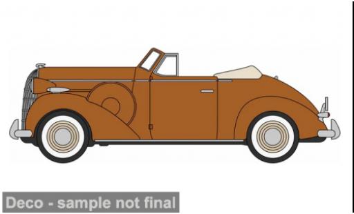 Diecast model cars Buick Special Convertible Coupe brown 1936 1/87 Oxford