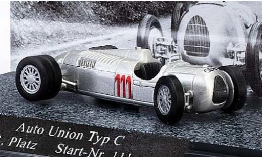 Diecast model cars Auto Union Typ C course No.111 Schauinsland 1936 H.piece 1/87 Busch