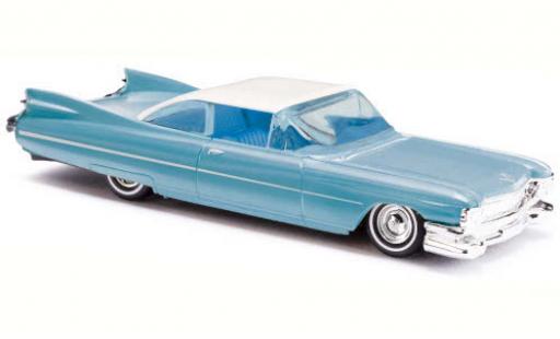 Diecast model cars Cadillac Eldorado Coupe blue 1959 1/87 Busch