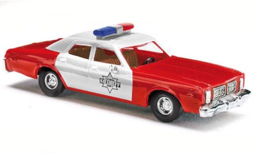 Diecast model cars Dodge Monaco police Finchburg County Sheriff 1976 1/87 Busch