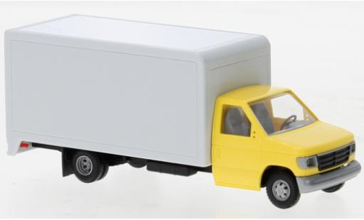 Diecast model cars Ford E350 Fourgon E-350 yellow 1992 1/87 Busch