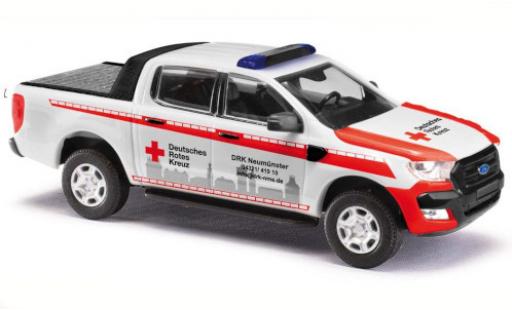 Diecast model cars Ford Ranger Emergency DRK Neum&Atilde;&frac14;nster 2016 1/87 Busch
