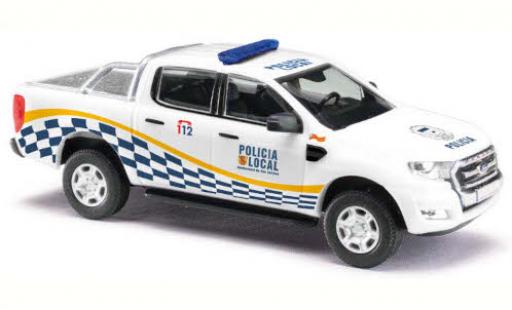 Diecast model cars Ford Ranger Emergency Policia Mallorca 2016 1/87 Busch