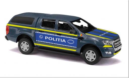Diecast model cars Ford Ranger Emergency Politia (RO) 2016 1/87 Busch