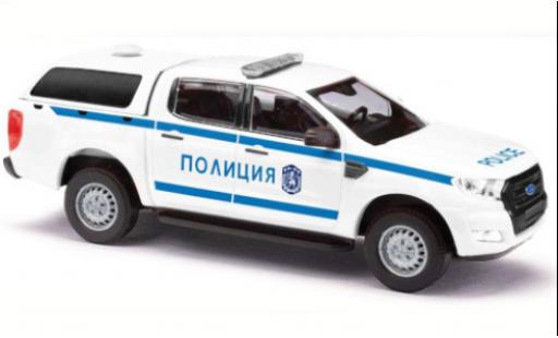 Diecast model cars Ford Ranger Emergency Polizia Bulgarien 2016 1/87 Busch