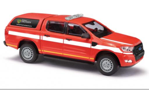 Diecast model cars Ford Ranger Emergency protection civile Sachsen 2016 1/87 Busch