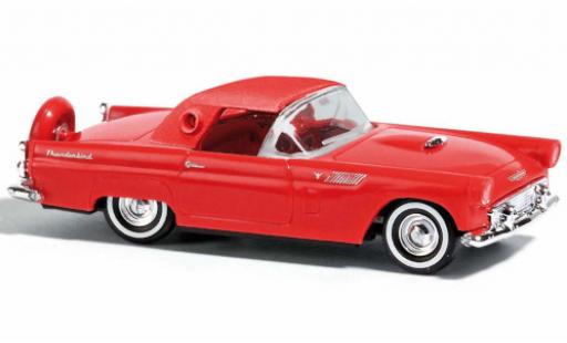 Diecast model cars Ford Thunderbird Two-Seater Hardtop red 1956 1/87 Busch