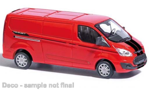 Diecast model cars Ford Transit Bus Douane Sport red/black 1/87 Busch