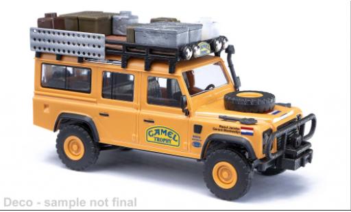 Diecast model cars Land Rover Defender 110 Camel Trophy 1989 1983 1/87 Busch