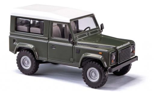 Diecast model cars Land Rover Defender 90 green 1983 1/87 Busch