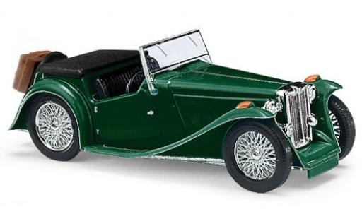 Diecast model cars MG Midget Base TC green RHD 1968 1/87 Busch