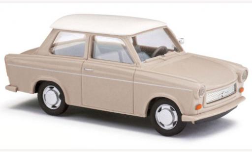 Diecast model cars Trabant 601 Base beige/white 1964 1/87 Busch