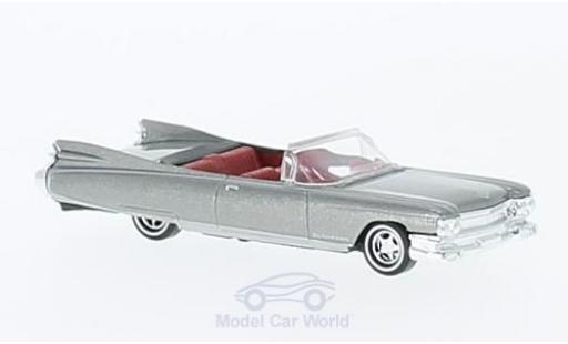Diecast model cars Cadillac Eldorado Convertible metallic grey 1959 1/87 Busch