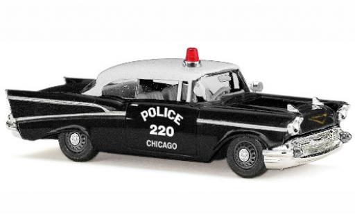 Diecast model cars Chevrolet Bel Air police Chicago 1957 1/87 Busch