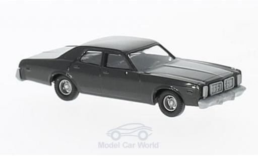 Diecast model cars Dodge Monaco Berline black 1976 1/87 Busch