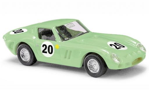 Diecast model cars Ferrari 250 GTO green No.20 1/87 Busch
