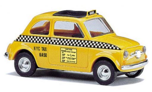 Diecast model cars Fiat 500 F NYC Taxi 1965 1/87 Busch