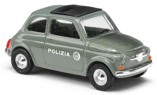 Diecast model cars Fiat 500 Police Polizia (IT) 1/87 Busch