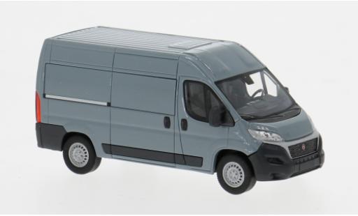 Diecast model cars Fiat Ducato Bus van grey 2014 1/87 Busch