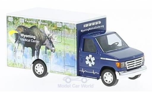 Diecast model cars Ford E350 Ambulance E-350 Wyoming Medical Center 1992 1/87 Busch