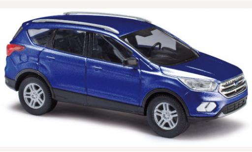 Diecast model cars Ford Kuga Berline metallic blue 2017 1/87 Busch